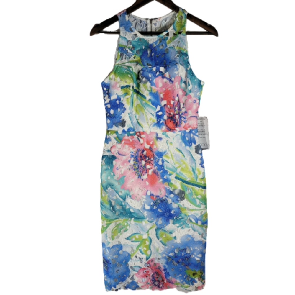 Betsey Johnson Floral Lace Dress Size 4